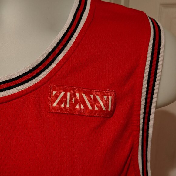 NIKE SWIMGMAN #6 ALEX CARUSO RED CHICAGO BULLS JERSEY SIZE 54 ZENNI - Picture 7 of 14